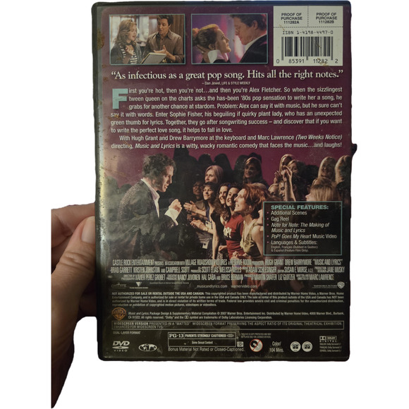 Music and Lyrics DVD warner brothers - Picture 4 of 4